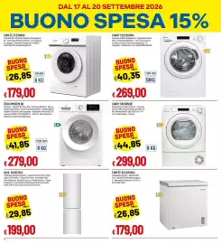 Volantino Galassia Pagina 4: Candy lavatrice €269,00, Asciugatrice Candy €299,00