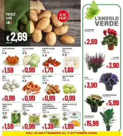 Volantino Galassia Pagina 9: Aglio €0,99, Cappucci bianchi €0,99