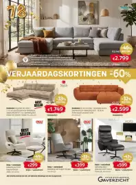 BE-Okay folder Pagina 5: Relax + voetenbank €399,00, Hoeksalon €2.599,00