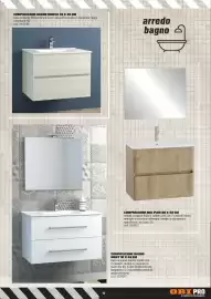 Volantino OBI Pagina 10: COMPOSIZIONE BAGNO MONYA 76 X 46 CM base sospesa finitura larice con 2 cassetti e lavabo in