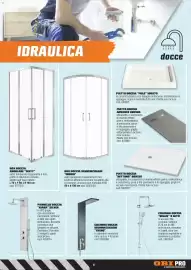 Volantino OBI Pagina 8: IDRAULICA D docce [] PIATTO DOCCIA "POLO" 100X70 in ceramica bianca con disegno antiscivolo