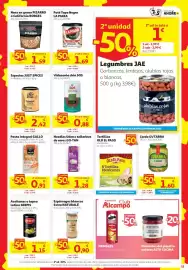 Folleto Alcampo Página 13: Go-tan noodles udon o tallarines de arroz €1,28, Vidasania chia SOS €0,88