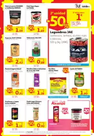 Folleto Alcampo Página 13: Go-tan noodles udon o tallarines de arroz €1,28, Vidasania chia SOS €0,88