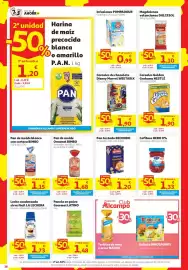 Folleto Alcampo Página 16: Dulcesol magdalenas valencianas €1,10, Nestlé Golden Grahams €1,90