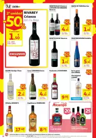 Folleto Alcampo Página 18: Faustino Rivero Godello €5,95, Pacharán La Navarra €9,95