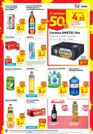 Folleto Alcampo Página 19: Mahou 5 Estrellas €7,49, Aquarius €1,05