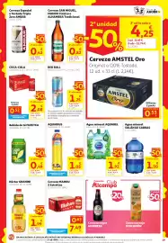 Folleto Alcampo Página 19: Mahou 5 Estrellas €7,49, Aquarius €1,05