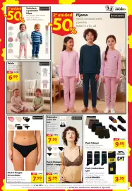 Folleto Alcampo Página 27: Casual Smart bóxer €9,99, Inextenso sujetador con o sin aro €7,99