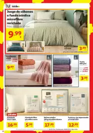 Folleto Alcampo Página 28: àctuel toalla €3,99, A actual plaid franela relieve €9,99