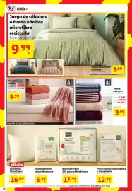 Folleto Alcampo Página 28: àctuel toalla €3,99, A actual plaid franela relieve €9,99
