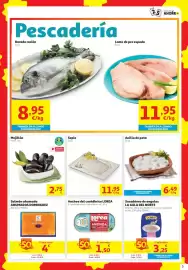 Folleto Alcampo Página 3: Anilla de pota €6,49, Sepia €11,95