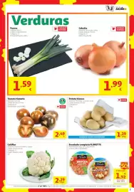 Folleto Alcampo Página 5: Patata blanca €1,39, Tomate Kumato €2,49