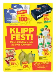 Coop Nära reklamblad vecka 38 Sida 2: Pepsi Max €159,00, Anglamark smoothie €35,00