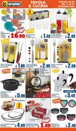 Volantino Europlanet Casa Pagina 10: Cucchiai Simon €2,99, Set 2 padelle forgiato military green €18,80