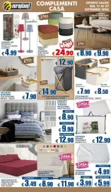 Volantino Europlanet Casa Pagina 13: Portabiancheria in bamboo €12,90, Casa & Living Pouf Sofy €24,90
