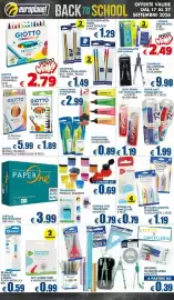 Volantino Europlanet Casa Pagina 14: Giotto Turbo Maxi Pennarelli €2,79, Paper One Copier €3,99