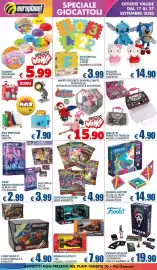 Volantino Europlanet Casa Pagina 16: Pokemon bustina serie assortite €4,99, Geomag glitter costruzioni magnetiche €14,90