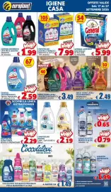 Volantino Europlanet Casa Pagina 6: Chanteclair bucato lana - capi sportivi €2,19, General Detersivo Lavatrice Liquido €1,99