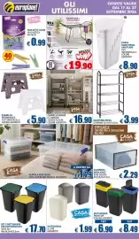 Volantino Europlanet Casa Pagina 9: Scarpiera Piera €3,99, Pattumiera Casa & Bathroom €1,99