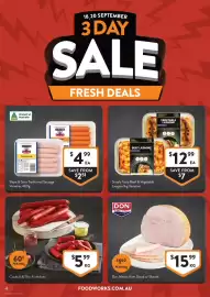 Foodworks catalogue week 38 Page 4: Don Melosi Ham Sliced or Shaved €15,99