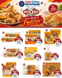 Take 'n Pay catalogue week 38 Page 1: MY O MY PUFF PASTRY PRE-CUTS €69,99, MY O MY PITA POCKETS €24,99