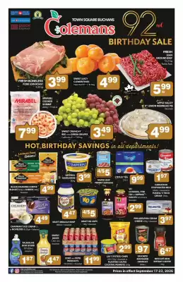Colemans flyer (valid until 23-09)