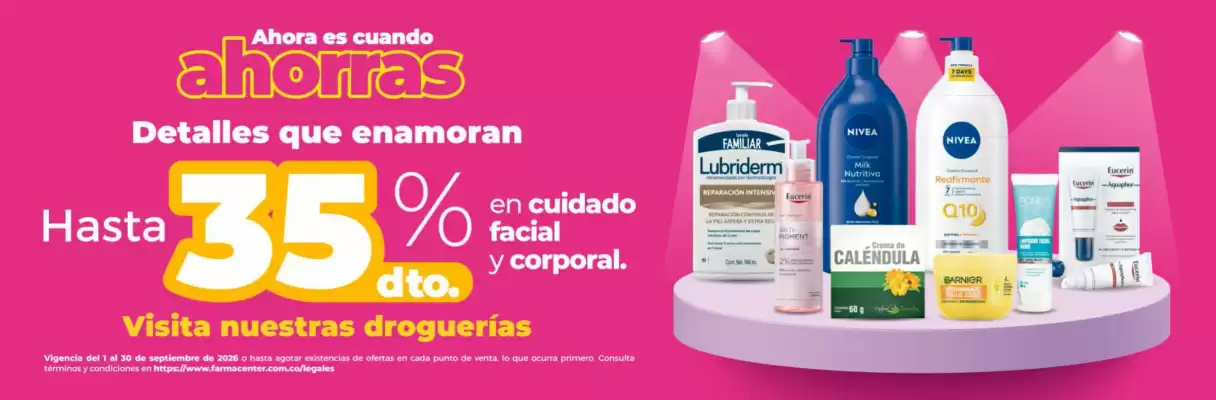Farmacenter (válido hasta 2-10)