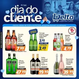 Catálogo Delta Supermercados Página 1: Cerveja Dama Bier Pilsen €7,99, Cerveja Império Lager Long Neck €3,49