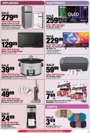 Bi-Mart weekly ad Page 5: Energizer Max 8 pk AA or AAA Batteries €7,99, Black+Decker Upright Lite Pet Vac €49,99