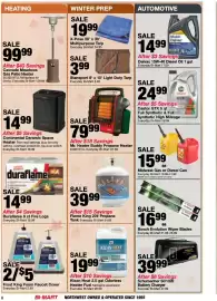 Bi-Mart weekly ad Page 8: Midwest Gas or Diesel Can €15,99, Duraflame fire logs €14,99