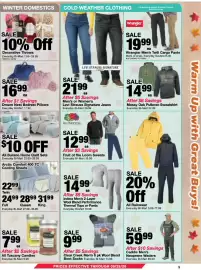 Bi-Mart weekly ad Page 9: Mossy Oak Pullover Sweatshirt €14,99, Levi Strauss Signature Jeans €21,99