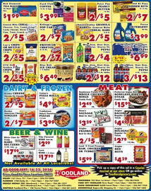 Foodland weekly ad week 38 Page 2: Red Diamond tea bags €1,99, Zeigler bacon €4,69