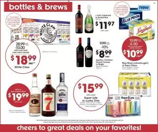 Kroger weekly ad week 38 Page 10: Apothic, Chateau Grand Traverse or Bogle Select Varieties €8,99