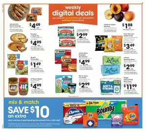 Kroger weekly ad week 38 Page 2: Quaker chewy bars €1,49, Party Size Lay's Potato Chips €3,49
