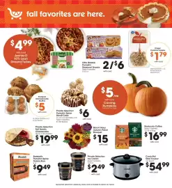Kroger weekly ad week 38 Page 8: Kroger caramel apples €1,79, Little Debbie Pumpkin Seasonal Snacks €6,00