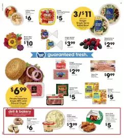 Kroger weekly ad week 38 Page 9: Simple Truth Bacon €5,00, Gorton's Shrimp €5,00