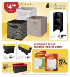 Kroger weekly ad Page 3: Hi-Top Storage Tote €14,99, Whitmor vertical shelf stacker €19,99