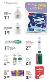 Volantino Supermercati Dok Pagina 19: Carta Igienica Tempo Comfort €2,29, Bagnoschiuma Borotalco €2,99