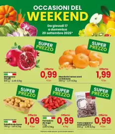 Volantino Interspar Pagina 2: Mandarini senza semi Le Dolcezze €1,99, OrtoRomi Cavo cappucci misti julienne €0,99