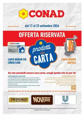Conad | Prodotti alla carta (valido fino al 23-09)