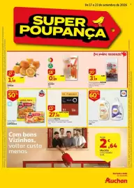 Folheto Auchan semana 38 Página 1: Numa Seleção de Nuggets Capitão Iglo, Cápsulas Delta Q €27,99