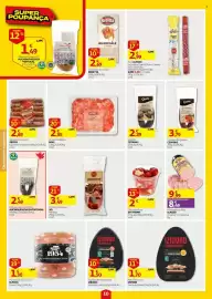 Folheto Auchan semana 38 Página 10: Chouriço de Porco Preto €2,49, Fuet elpozo extra peru curado/ extra caseiro €2,99