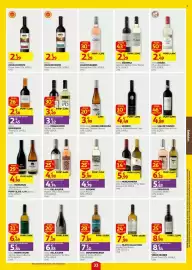 Folheto Auchan semana 38 Página 33: Vinho Monsaraz €4,99, Vinho verde bando verdilhão €3,99