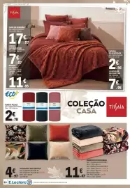 Folheto E.Leclerc | Moda e Beleza Página 10: Manta polar eco+ €2,78, Tissaia capa de edredão €17,97