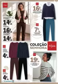 Folheto E.Leclerc | Moda e Beleza Página 2: Camisola de manga comprida de senhora tissaia €19,95
