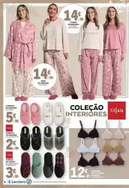 Folheto E.Leclerc | Moda e Beleza Página 8: Conjunto de 3 soutiens senhora €12,95, ChineLO de adulto tisSaia €3,95
