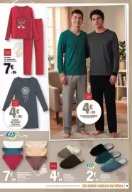 Folheto E.Leclerc | Moda e Beleza Página 9: Chinelos de adulto €2,95, TisSaia Basics camisa de dormir senhora €4,95