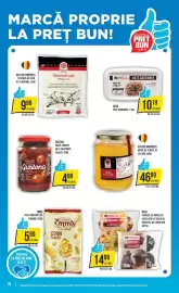 Catalog Mega Image săptămâna 38 Pagină 10: Gusturi românești telemea de vacă €9,99, Gustona paste tomate €4,99