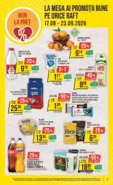 Catalog Mega Image săptămâna 38 Pagină 7: Lavazza cafea măcinată crema e gusto classico €25,39, M&M'S ARAHIDE/CIOCOLATĂ €6,29