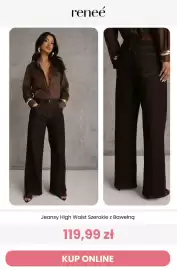 Renee magazyn tydzień 38 Strona 6: Jeansy High Waist szerokie z bawełną Renee €119,99